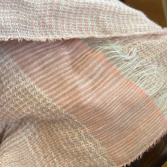 SASSO + SMYTH LINEN AND COTTON SCARF. - Picture 7 of 9